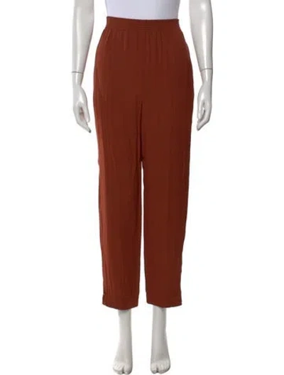 Pre-owned Marni Wide Leg Pants In Red
