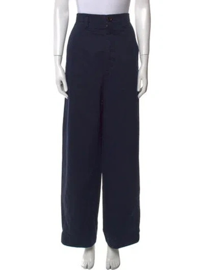 Pre-owned Marni Wide Leg Pants W/ Tags In Blue
