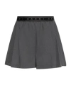 Marni Pleated Shorts With Branded Band In Black