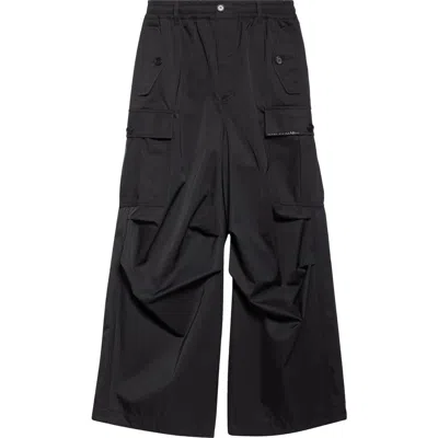 MARNI MARNI WIDE LEG TAFFETA CARGO PANTS