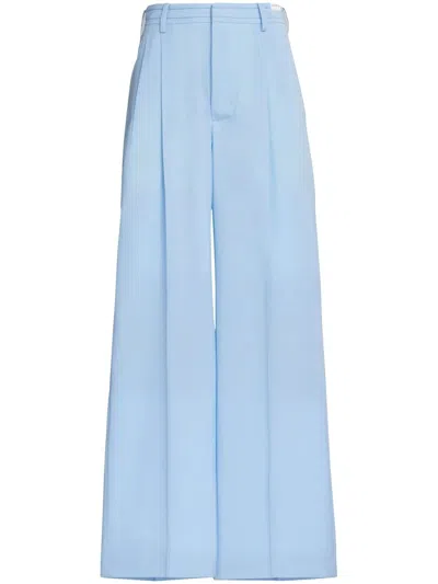 Marni Hose Mit Weitem Bein In Blue