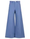 Marni Wide-leg Trousers In Blue