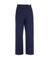 Marni Wide-leg High-waisted Trousers In Blue