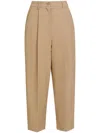 Marni Wide Leg Trousers In Brown