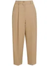 Marni Women's Wide Leg Trousers In Beige