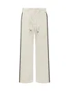 Marni Wide Leg Trousers With Bold Paint Pattern In Multi