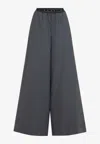 Marni Graphite Grey Virgin Wool Pants In Gray