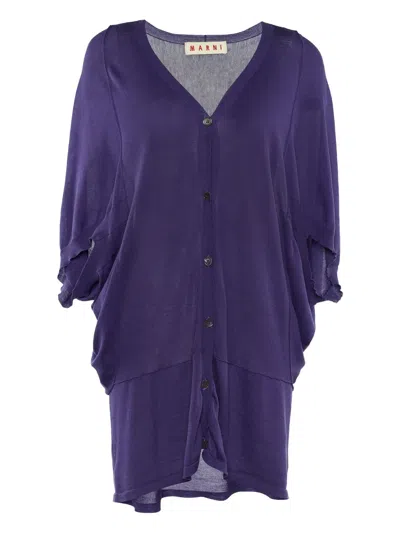 Pre-owned Marni Wide-sleeved Cardigan