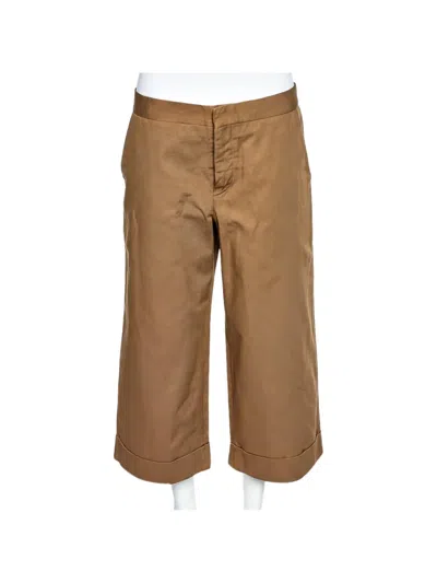 Pre-owned Marni Wide-leg Culottes In Neutral