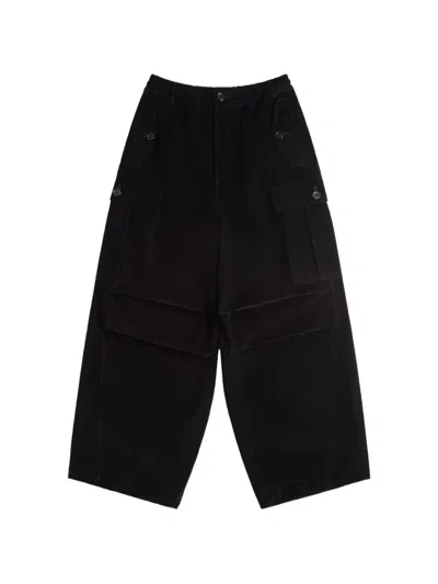 Marni Wide-leg Trousers In Black