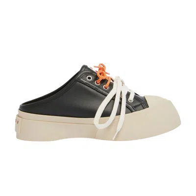 Pre-owned Marni Wmns Backless Lace-up Sneaker 'black' | Women's Size 37