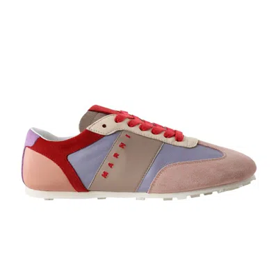 Pre-owned Marni Wmns Lace-up Sneaker 'light Pink Lilac Orange' | Women's Size 37