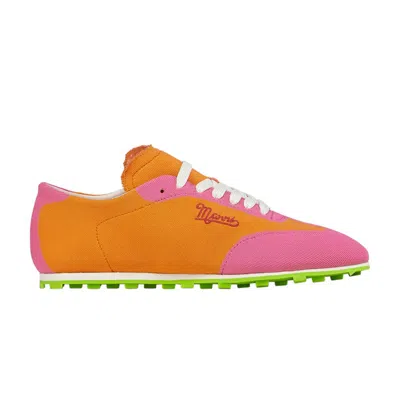 Pre-owned Marni Wmns Pebble Sneaker 'light Orange Fuchsia' | Women's Size 38