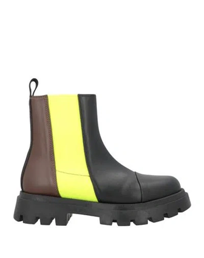 Marni Woman Ankle Boots Black Size 8 Leather