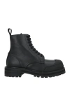 Marni Woman Ankle Boots Black Size 8 Leather