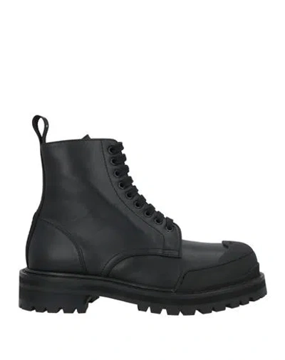 Marni Woman Ankle Boots Black Size 8 Leather