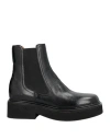 Marni Woman Ankle Boots Black Size 11 Soft Leather In Black
