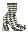 Marni Woman Ankle Boots Black Size 8 Textile Fibers In Black
