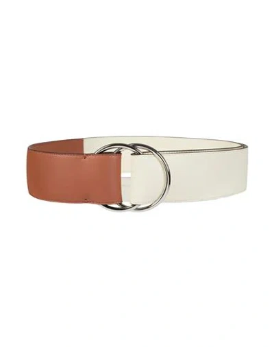 MARNI MARNI WOMAN BELT TAN SIZE M COW LEATHER, CALFSKIN, BRASS