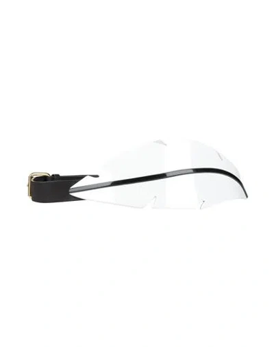 Marni Woman Belt White Size 34 Calfskin, Plastic