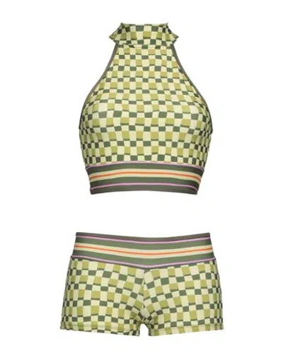 Marni Woman Bikini Light Green Size 12 Polyamide, Elastane