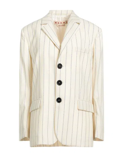 Marni Suit Jackets In White