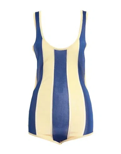 Marni Woman Bodysuit Navy Blue Size 4 Viscose