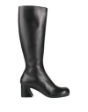 Marni Woman Boot Black Size 7 Leather In Black