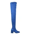 Marni Woman Boot Bright Blue Size 9 Textile Fibers