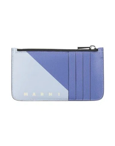 Marni Woman Cardholder Purple Size - Polyurethane