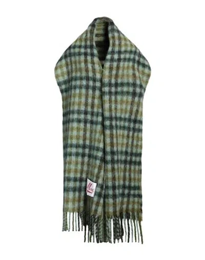 Marni Woman Cardigan Green Size Onesize Mohair Wool, Alpaca Wool, Virgin Wool, Polyamide In Green