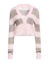 Marni Woman Cardigan Pink Size 8 Polyamide, Mohair Wool, Virgin Wool, Wool In Pink