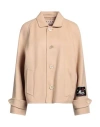 Marni Woman Coat Camel Size 4 Virgin Wool, Cashmere, Polyamide In Beige