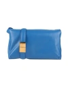 Marni Woman Cross-body Bag Blue Size - Cow Leather, Brass