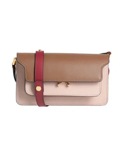 Marni Woman Cross-body Bag Brown Size - Cow Leather