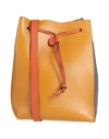 Marni Woman Cross-body Bag Camel Size - Cow Leather, Cotton, Brass In Orange