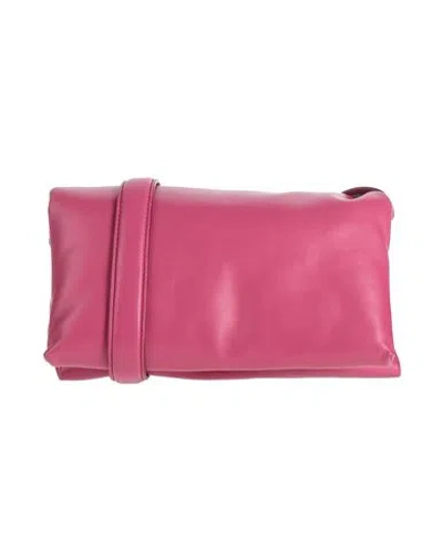 Marni Woman Cross-body Bag Fuchsia Size - Cow Leather, Brass In Pink