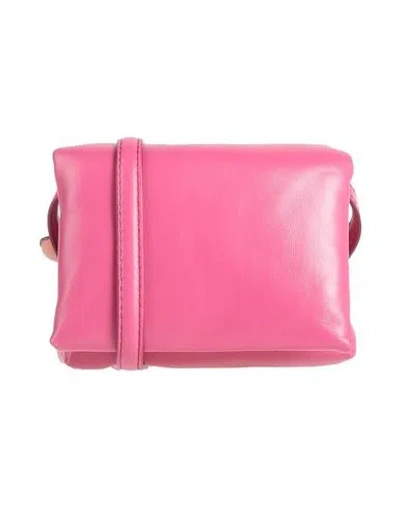 Marni Woman Cross-body Bag Fuchsia Size - Cow Leather In Pink