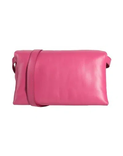 Marni Woman Cross-body Bag Fuchsia Size - Leather In Pink