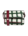 Marni Woman Cross-body Bag Green Size - Cow Leather In Green