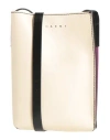 Marni Woman Cross-body Bag Ivory Size - Bovine Leather, Brass In White