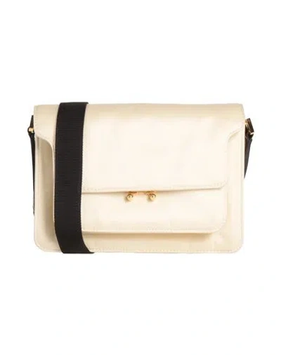 Marni Woman Cross-body Bag Ivory Size - Nylon In Neutral