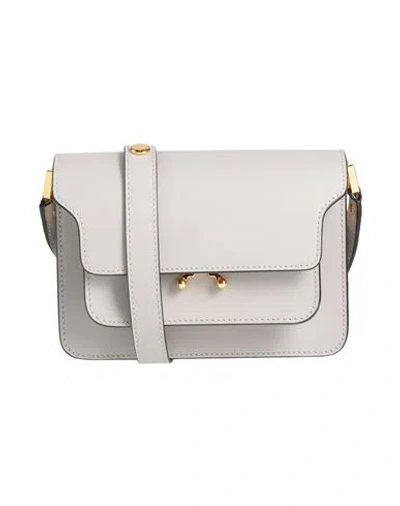 Marni Woman Cross-body Bag Light Grey Size - Calfskin