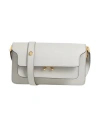 Marni Woman Cross-body Bag Light Grey Size - Cow Leather, Brass, Steel In Gray