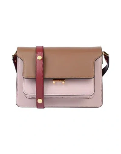 Marni Woman Cross-body Bag Light Pink Size - Soft Leather