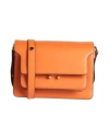 Marni Woman Cross-body Bag Mandarin Size - Soft Leather In Orange