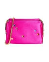 Marni Woman Cross-body Bag Mauve Size - Viscose, Silk, Brass In Purple