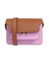 Marni Woman Cross-body Bag Pink Size - Bovine Leather, Steel, Brass