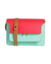 Marni Woman Cross-body Bag Red Size - Cow Leather, Brass