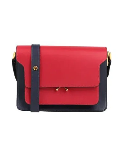 Marni Woman Cross-body Bag Red Size - Soft Leather